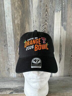 NCAA Texas Tech Red Raiders Orange Bowl Embroidered Cap Hat